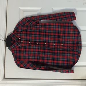 Ralph Lauren long sleeve plaid boys 10/12